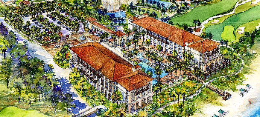 Proposed new lodge at Hammock Beach Club in Palm Coast
